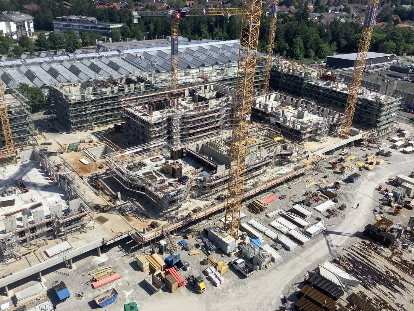 Wohnanlage Großprojekt — Drohnenshot